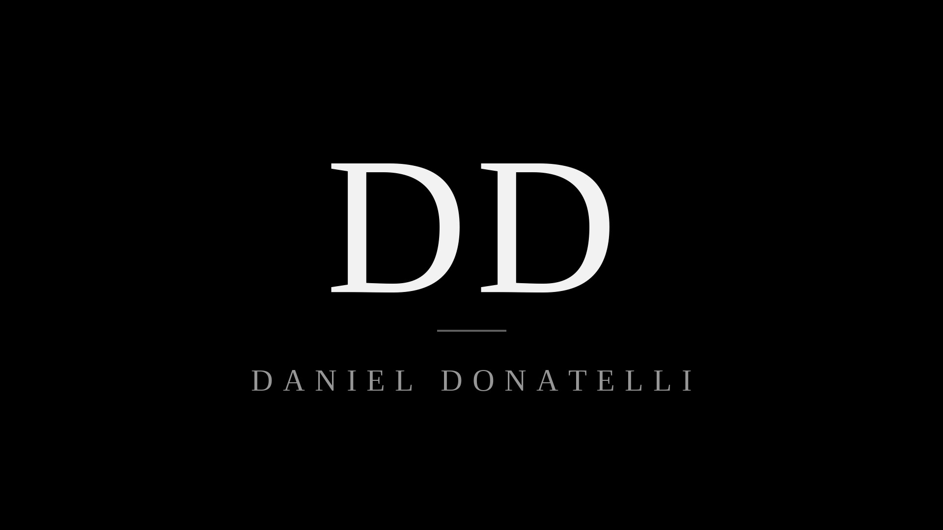 Demo Reel — Daniel Donatelli